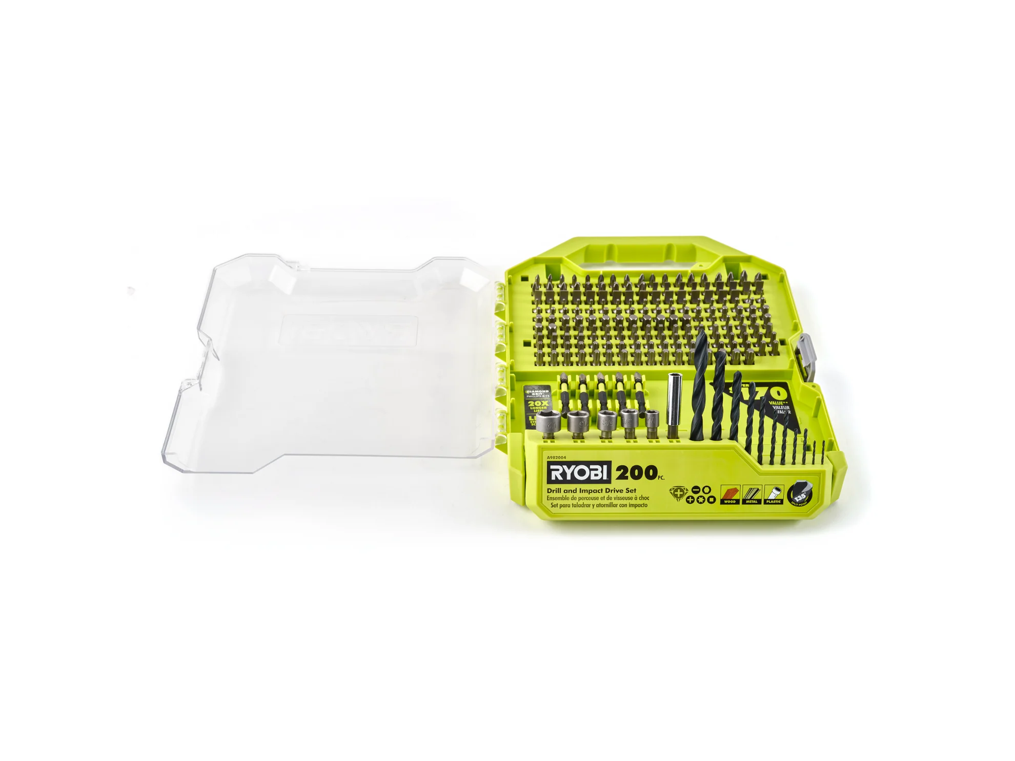 200 PC. Drill and Impact Drive Set - Image 7