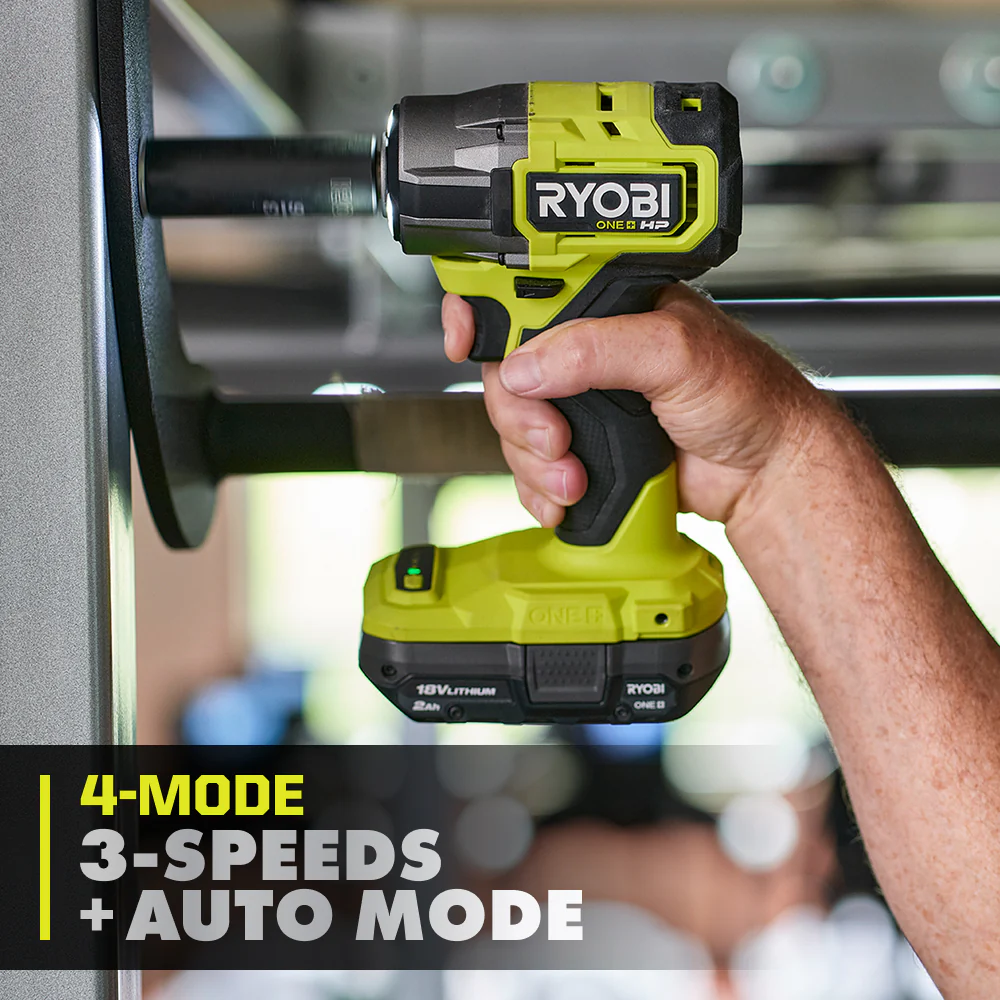 18V ONE+ HP Compact Brushless 4-Mode 3/8" Impact Wrench - Image 6