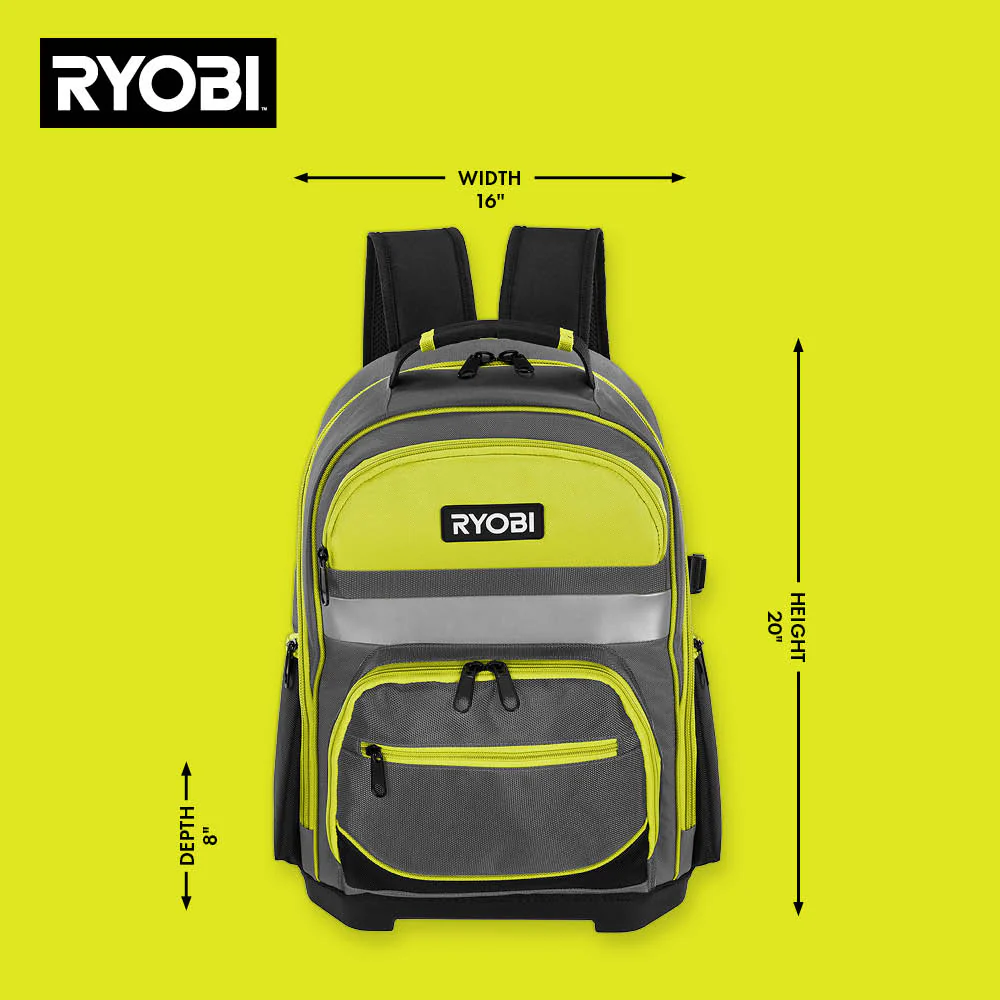 16" Backpack with Tool Organizer - Image 3