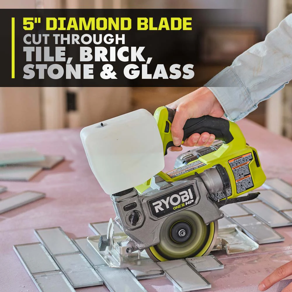18V ONE+ BRUSHLESS 5" HANDHELD TILE/MASONRY SAW - Image 8