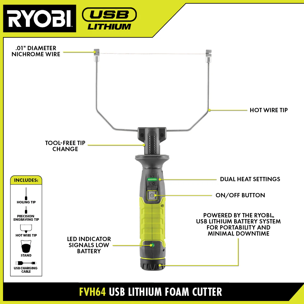 USB LITHIUM FOAM CUTTER KIT - Image 3