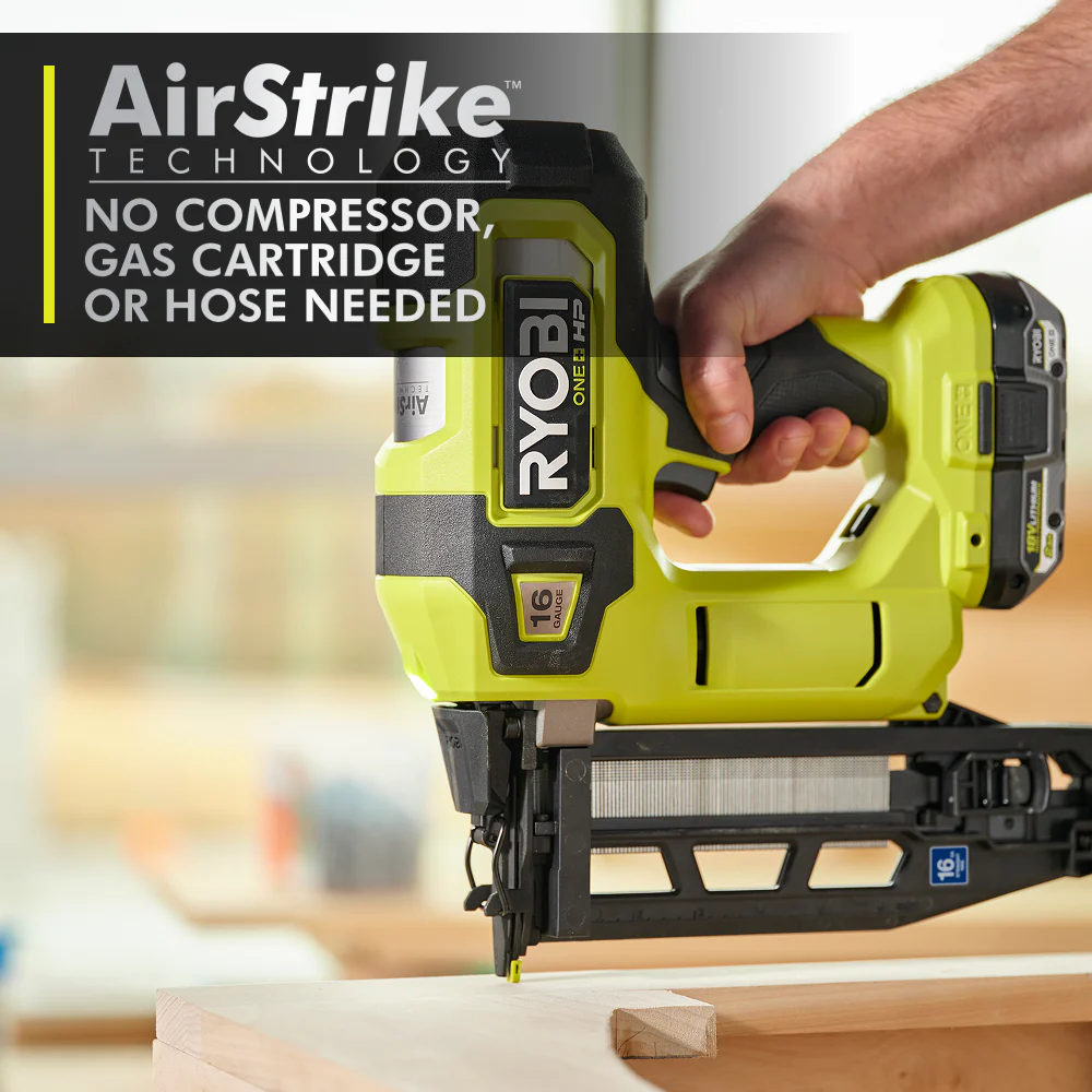 18V ONE+ HP 18V Brushless Cordless Nail Gun, 16-Gauge Straight Finish Nailer (Tool Only) - Image 6