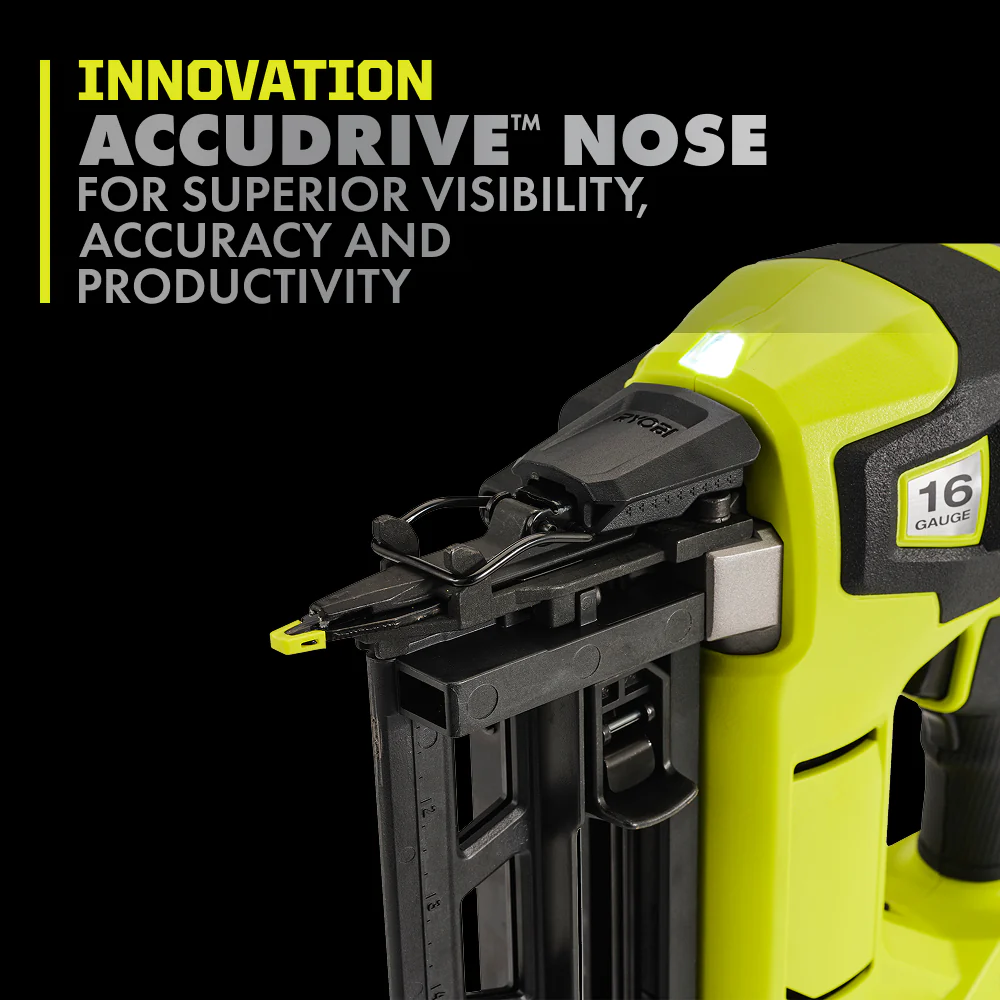 18V ONE+ HP 18V Brushless Cordless Nail Gun, 16-Gauge Straight Finish Nailer (Tool Only) - Image 8