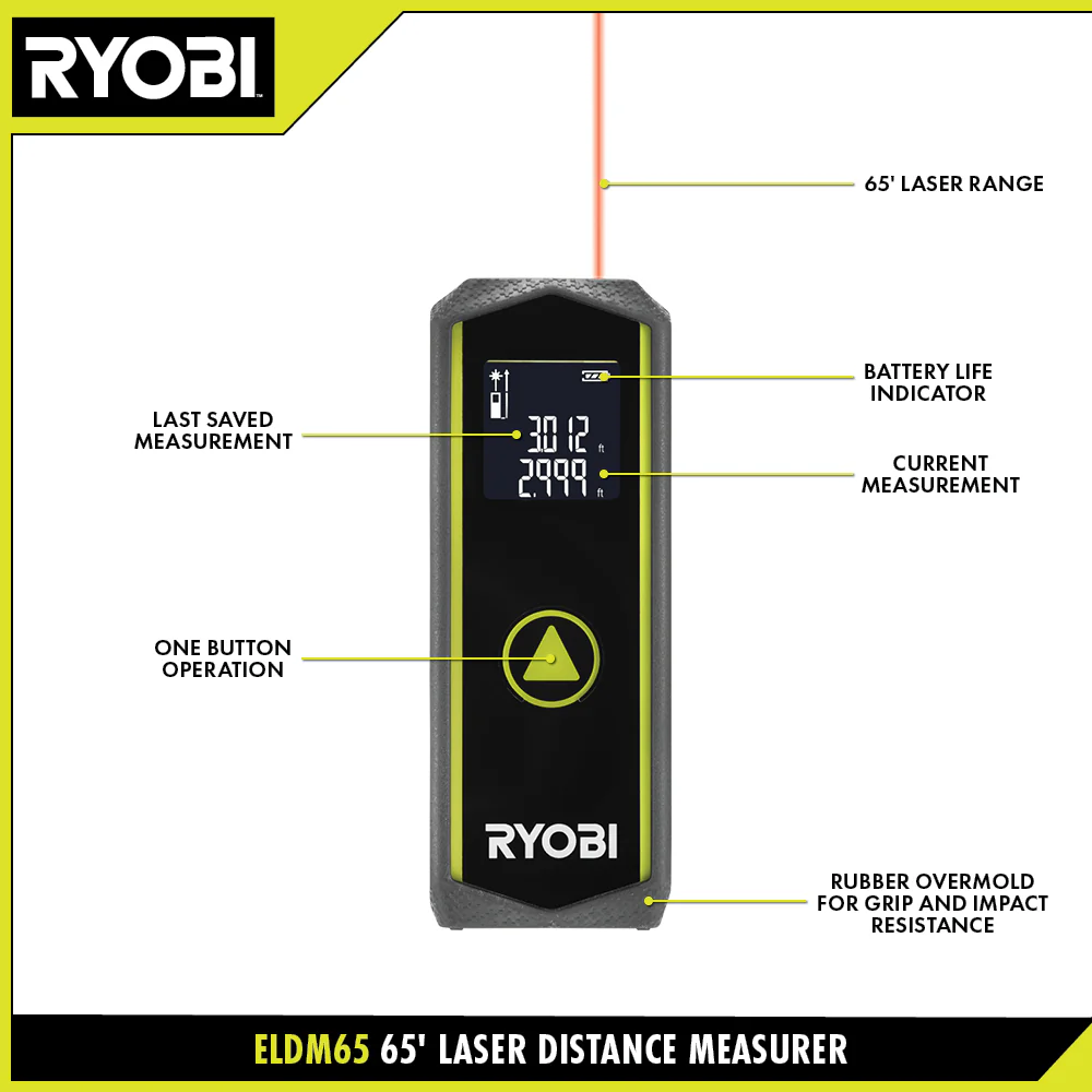 65' Laser Distance Measurer - Image 2
