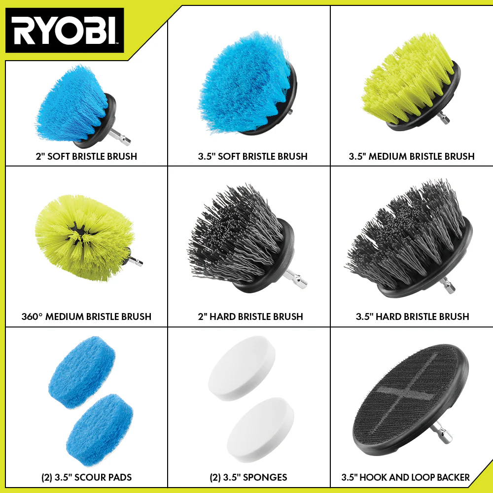 11 PC. SCRUBBER ACCESSORY KIT - Image 2