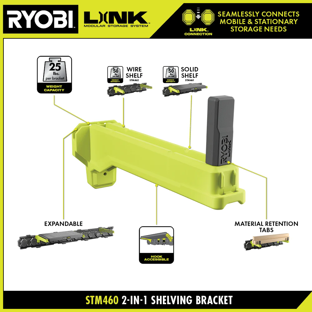 LINK 2-IN-1 SHELVING BRACKET - Image 4