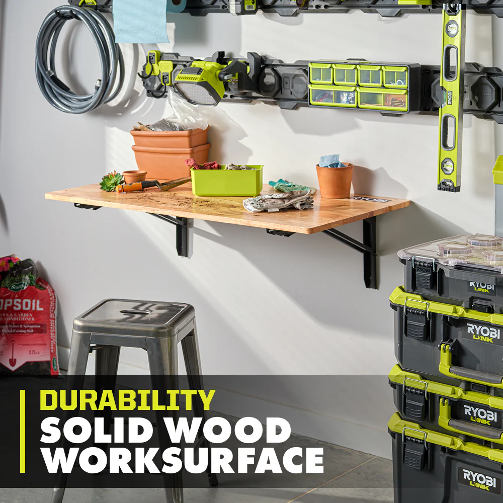Stowaway Wall Mounted Workbench - Image 5