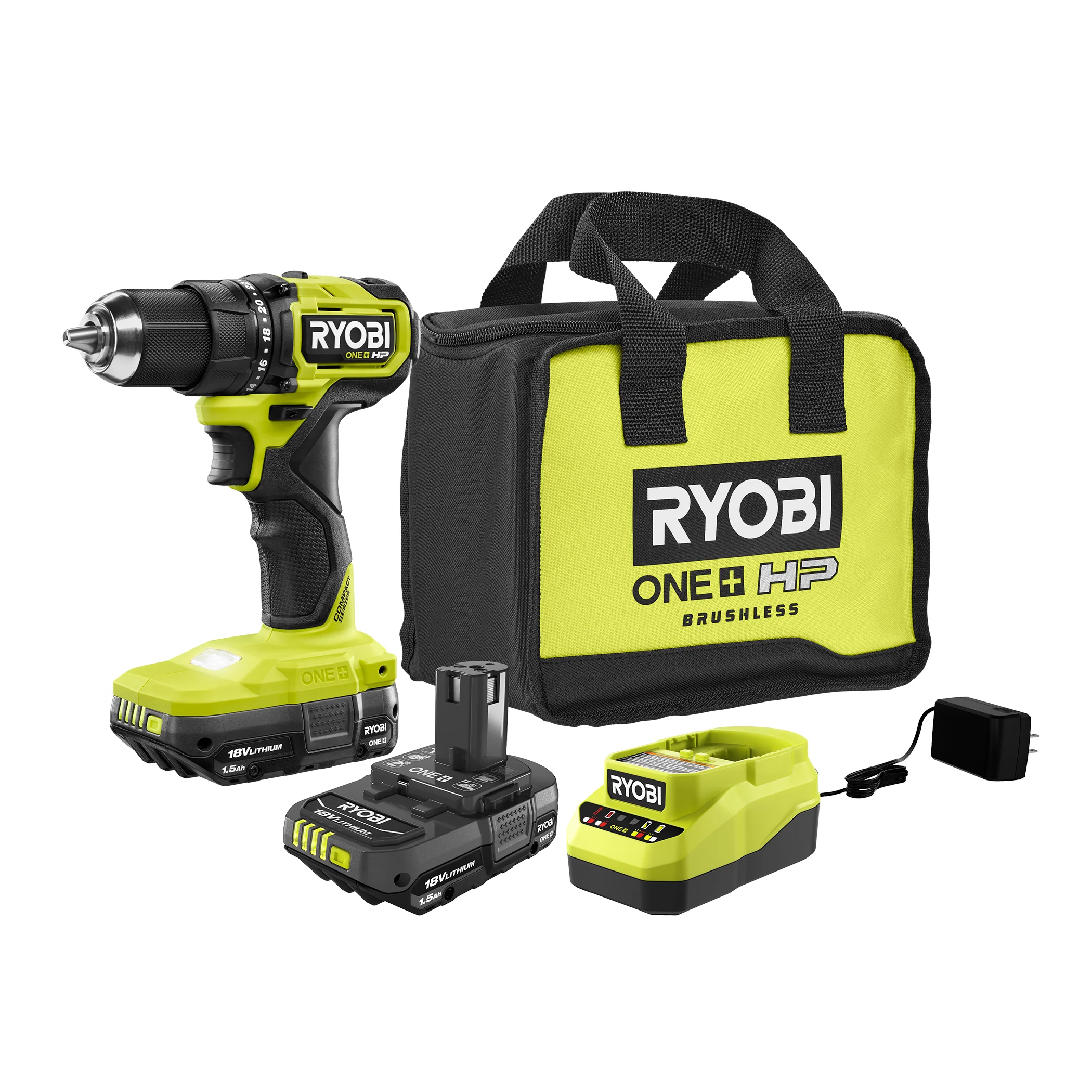 18V ONE+ HP Compact Brushless 1/2" Drill/Driver Kit - Image 13