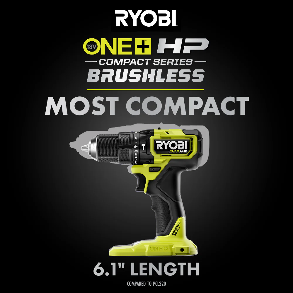 18V ONE+ HP Compact Brushless 1/2" Hammer Drill Kit - Image 3