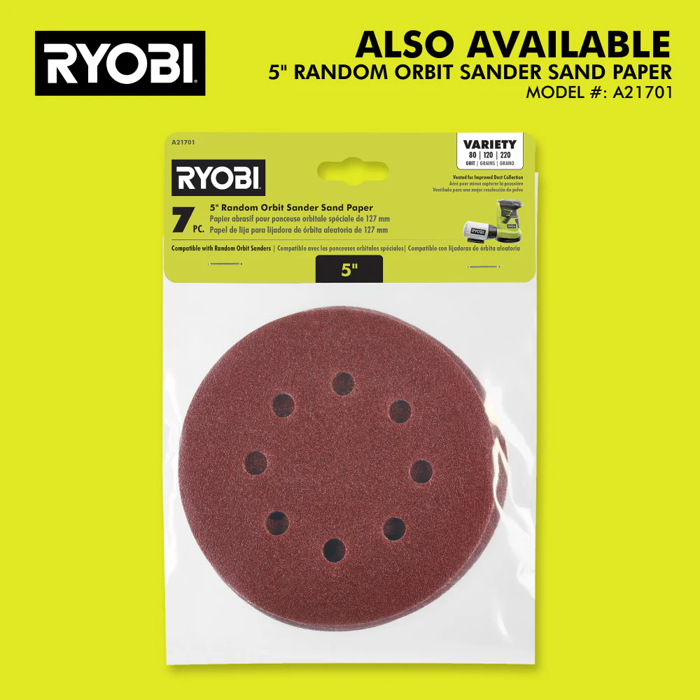18V ONE+ HP BRUSHLESS 5" RANDOM ORBIT SANDER - Image 10