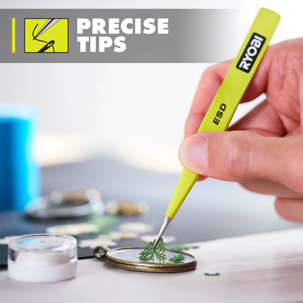 2 PC. Precision Anti-Static Tweezers - Image 3