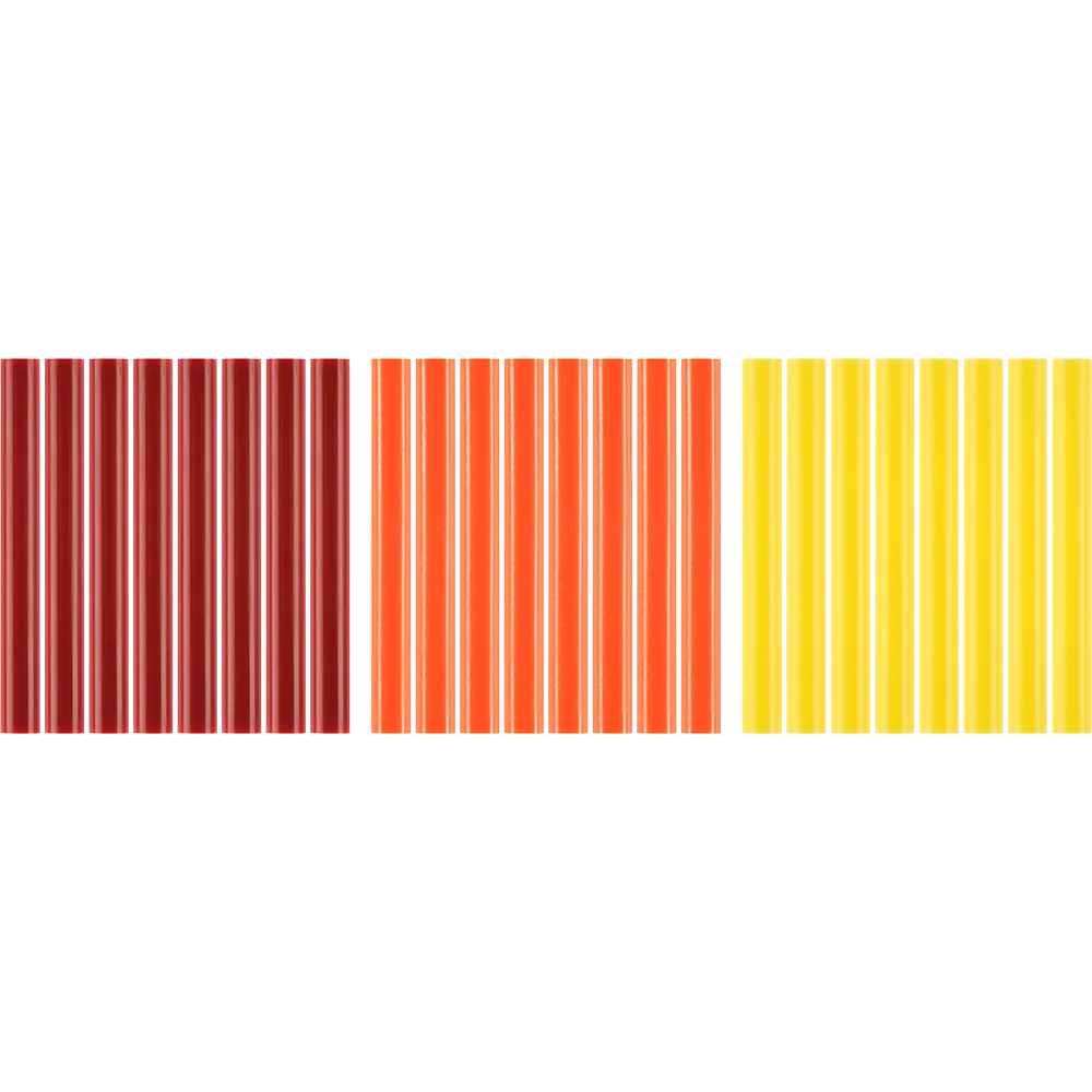 24 PC. FULL SIZE WARM COLOR GLUE STICKS - Image 4
