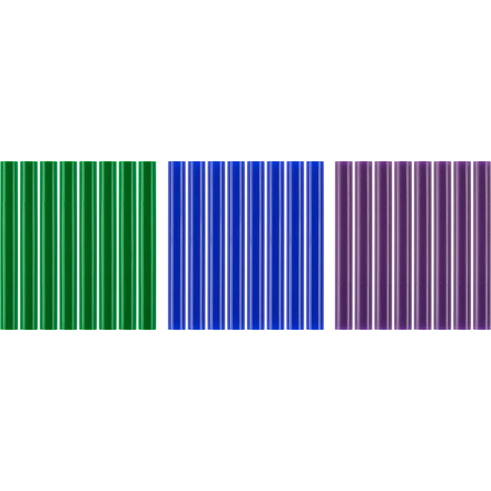 24 PC. FULL SIZE COOL COLOR GLUE STICKS - Image 4