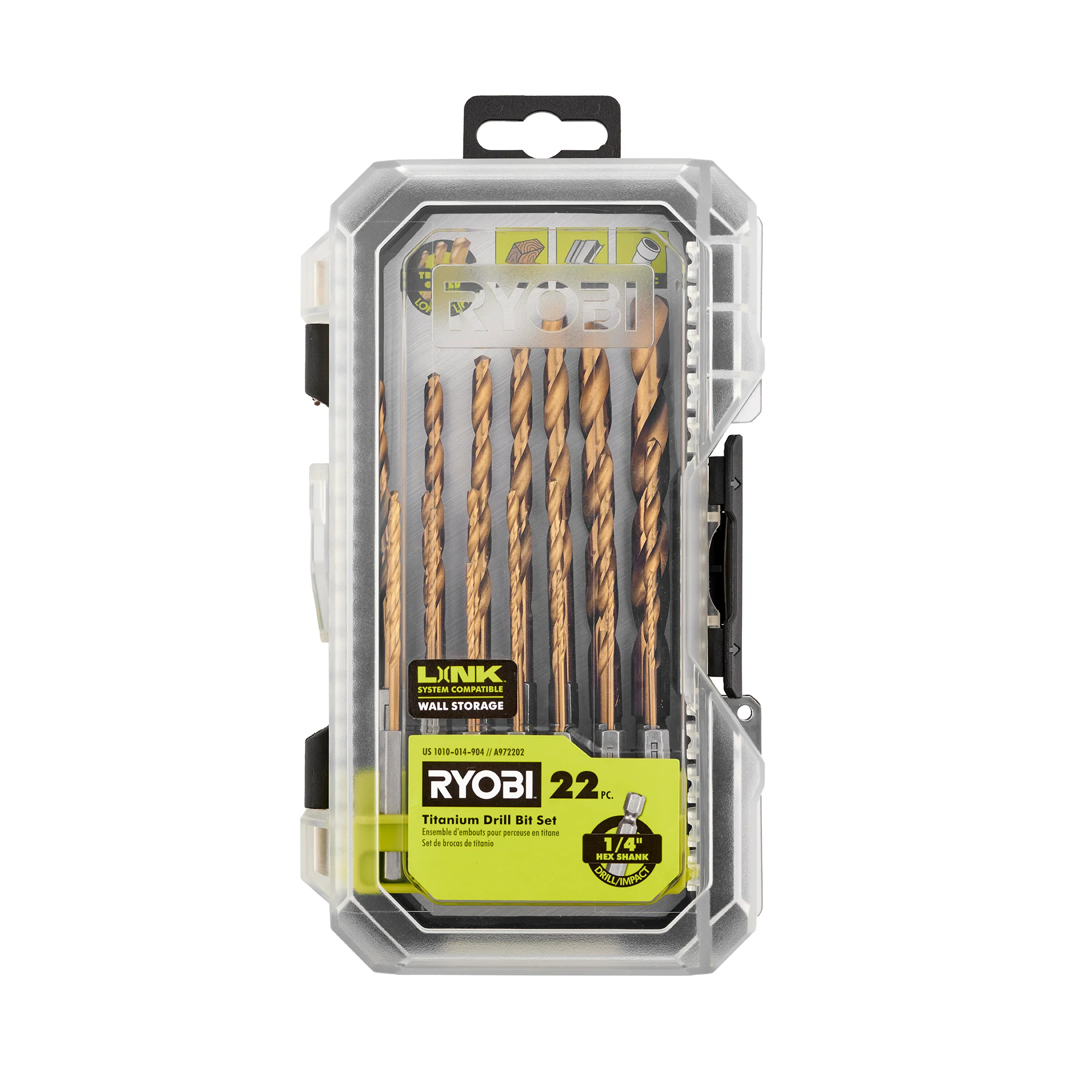 22 PC. TITANIUM DRILL BIT SET - Image 14