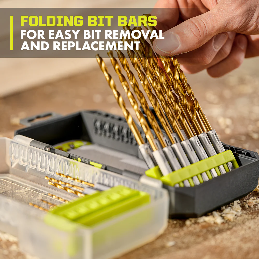 22 PC. TITANIUM DRILL BIT SET - Image 4