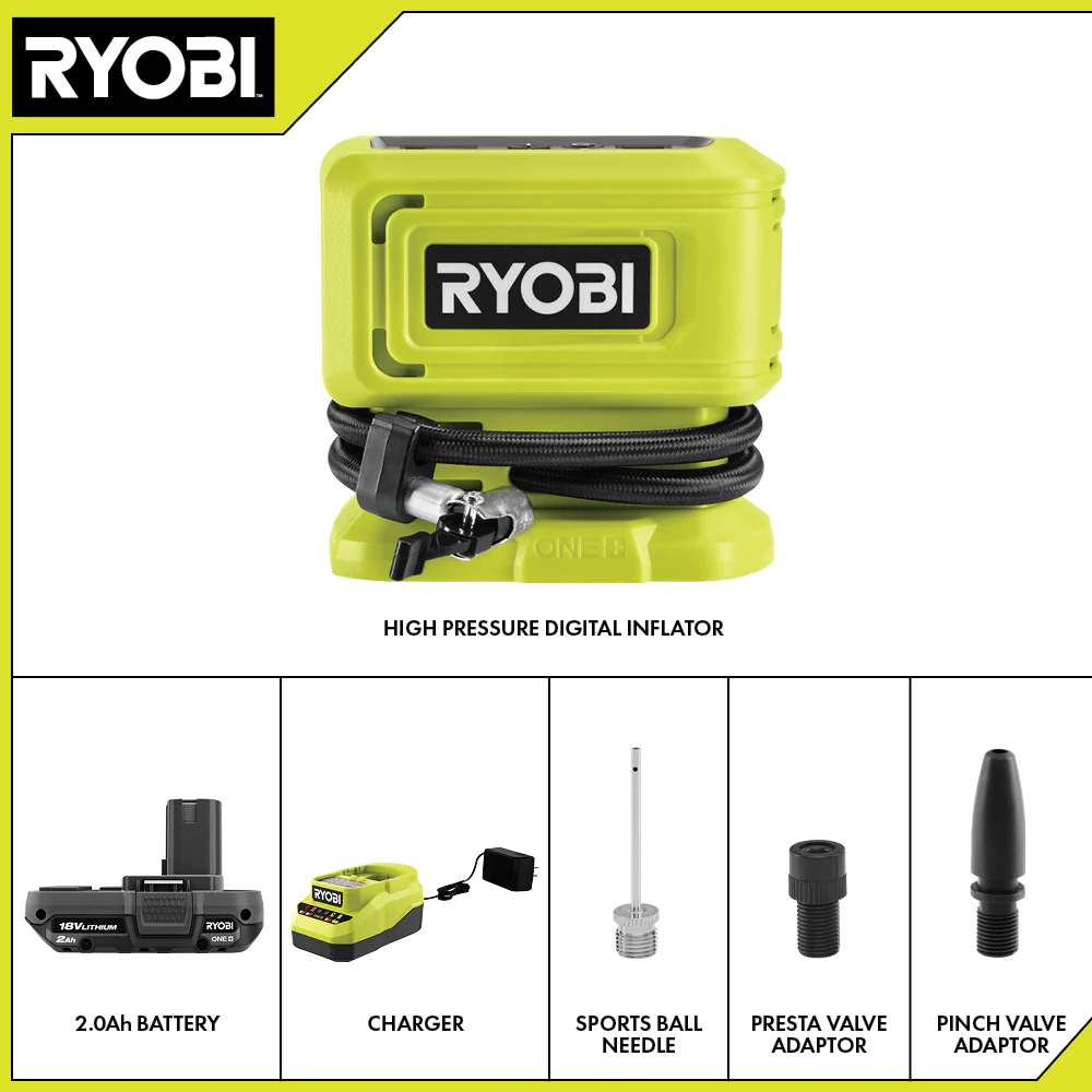 18V ONE+ HIGH PRESSURE DIGITAL INFLATOR KIT - Image 2