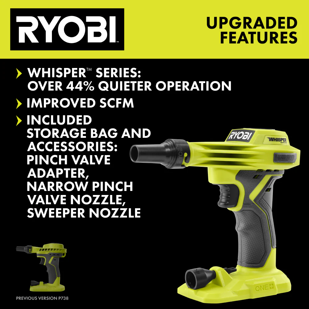 18V ONE+ WHISPER SERIES HIGH VOLUME INFLATOR KIT - Image 9
