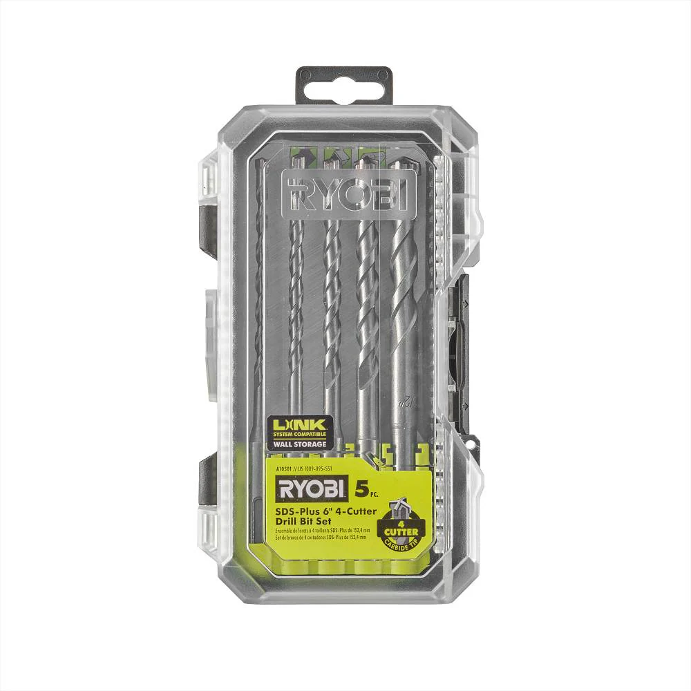 5 PC. SDS-PLUS 6" 4-CUTTER DRILL BIT SET - Image 16