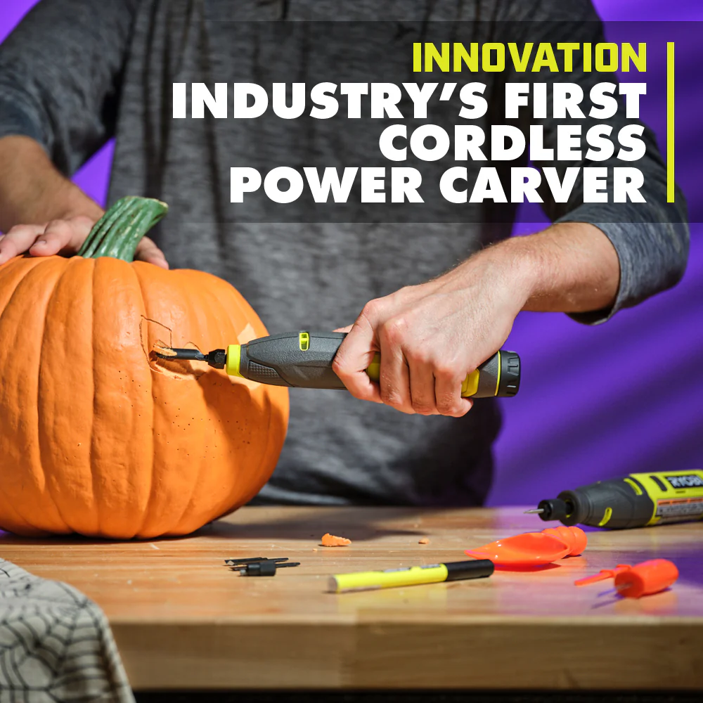 USB LITHIUM 2-TOOL COMBO KIT WITH PUMPKIN CARVING TOOLS - Image 7