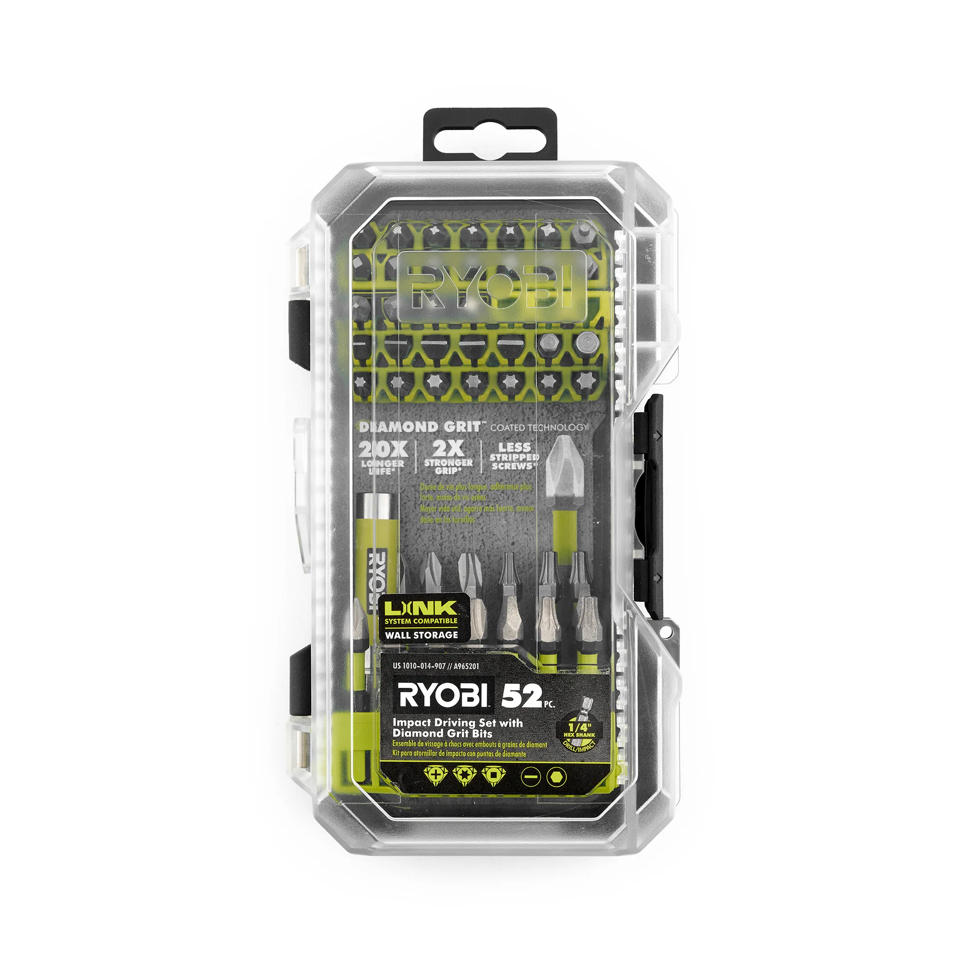 52 PC. IMPACT DRIVING SET WITH DIAMOND GRIT BITS - Image 14
