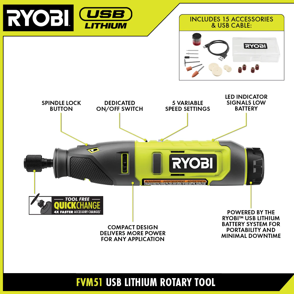 USB LITHIUM 4-Tool Combo Kit - Image 6