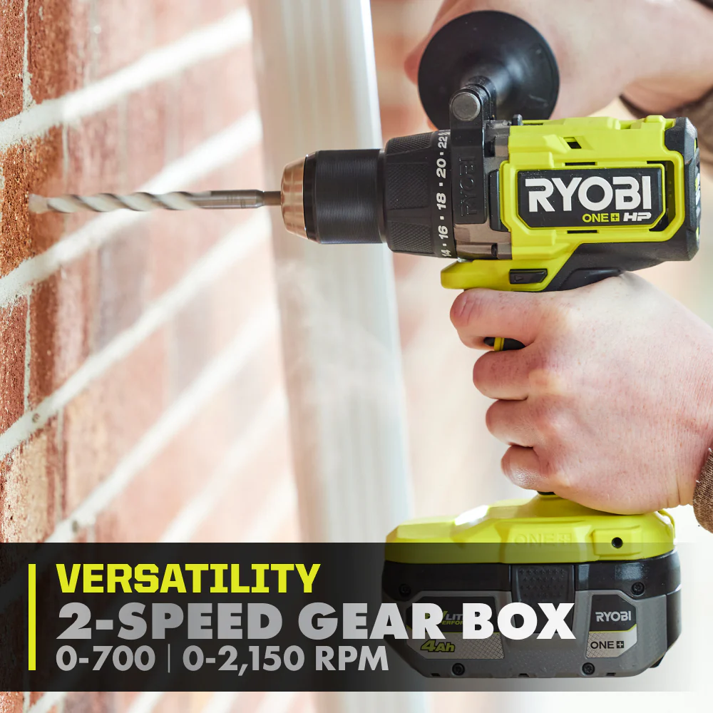 18V ONE+ HP Brushless 1/2" Hammer Drill - Image 6