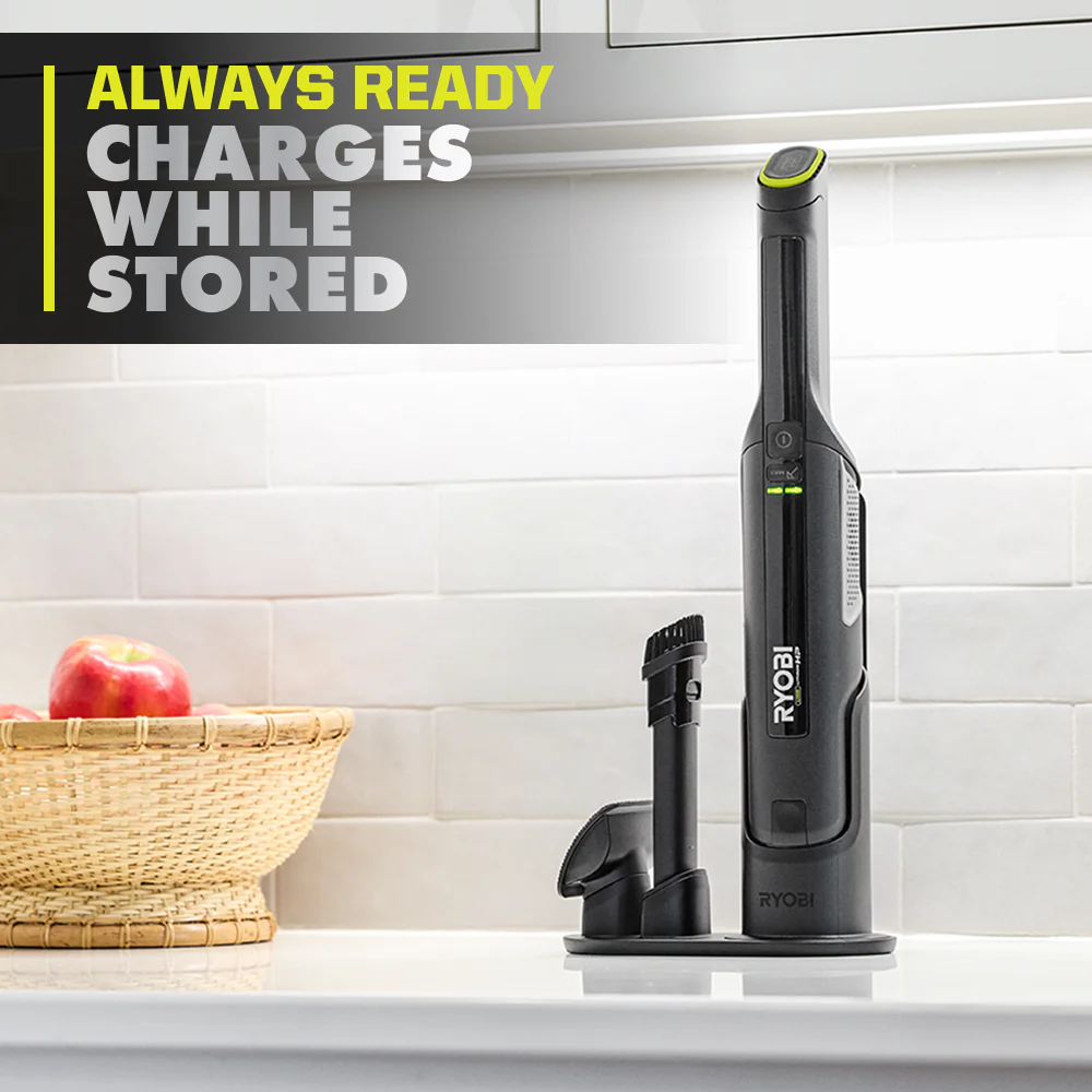 USB Lithium HP Compact Hand Vacuum Cleaner Kit with (2) USB Lithium 2.0 Ah Batteries and Charger - Image 10