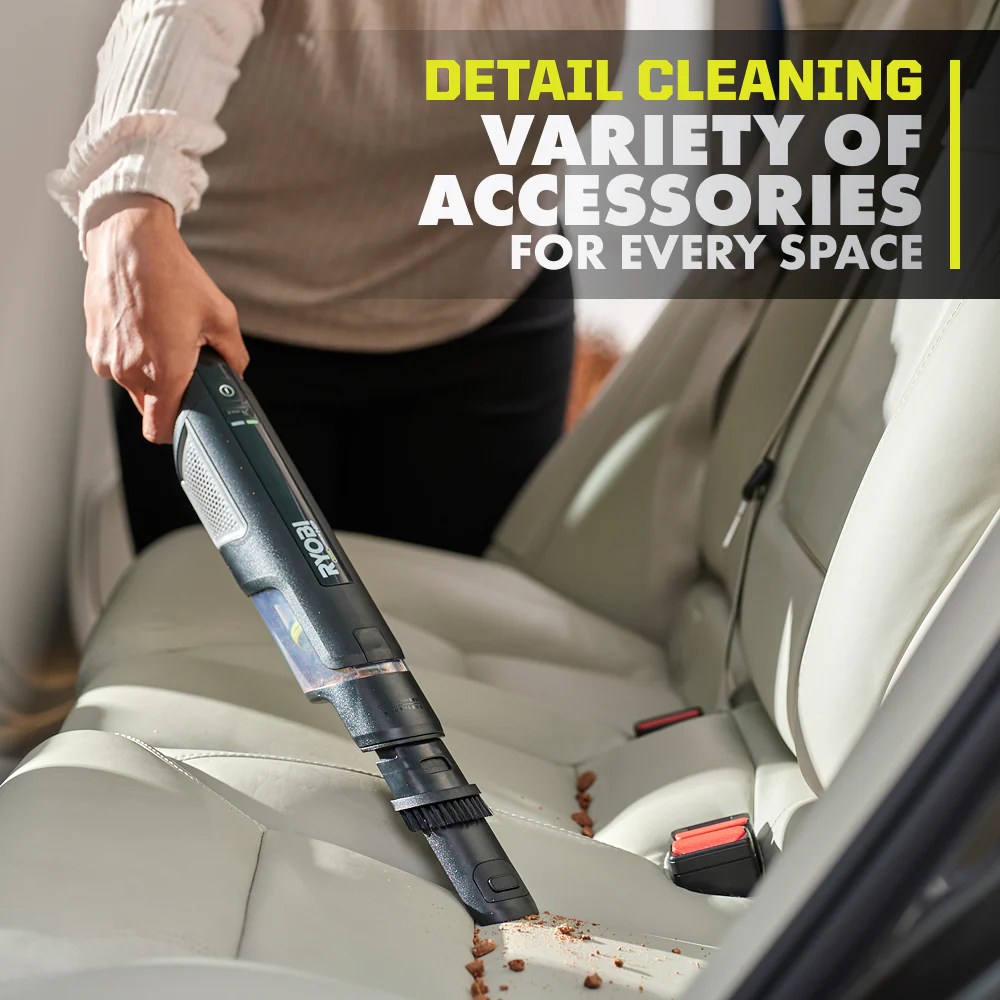 USB Lithium HP Compact Hand Vacuum Cleaner Kit with (2) USB Lithium 2.0 Ah Batteries and Charger - Image 9