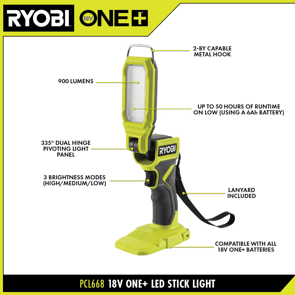 18V ONE+ LED STICK LIGHT - Image 2