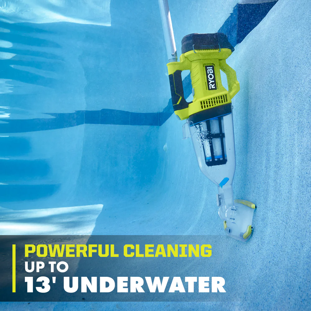 18V ONE+ Handheld Cordless Pool Vacuum Cleaner (Tool Only) with Floor Head - Image 3