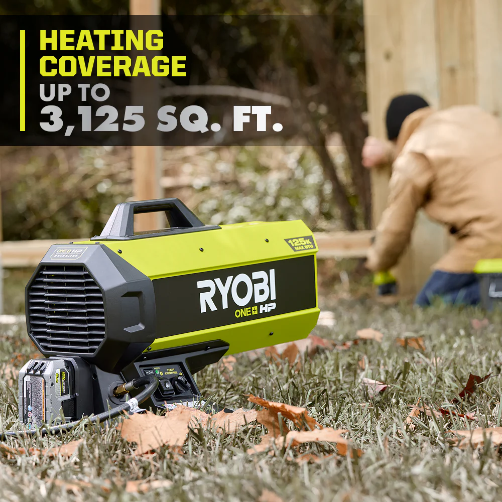 18V ONE+ HP Brushless Hybrid Forced Air Propane Heater - Image 4
