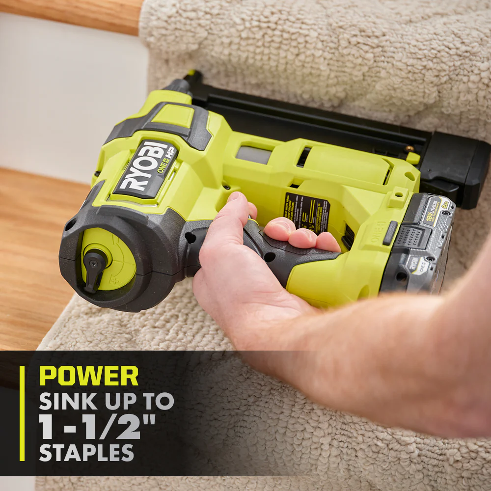 18V ONE+ HP 18V Brushless Cordless 18-Gauge Narrow Crown Stapler, Cordless Staple Gun (Tool Only) - Image 4