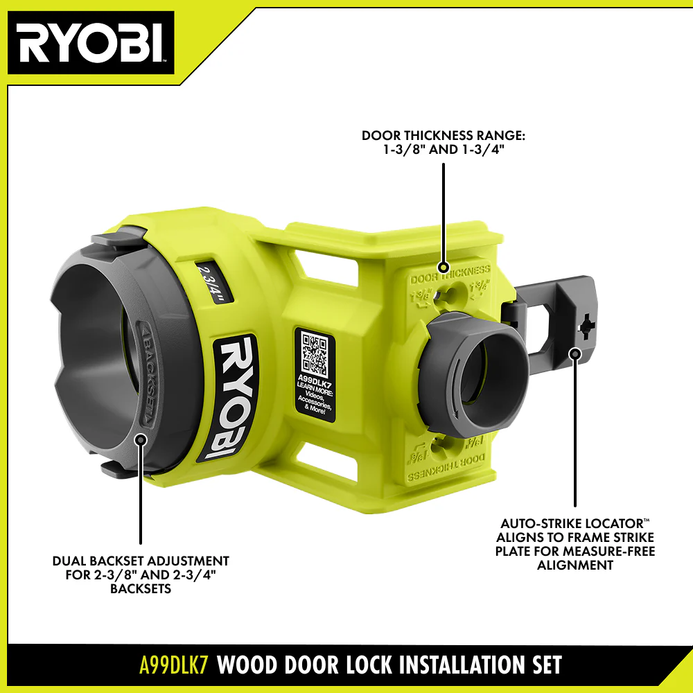 Wood Door Lock Installation Set - Image 2