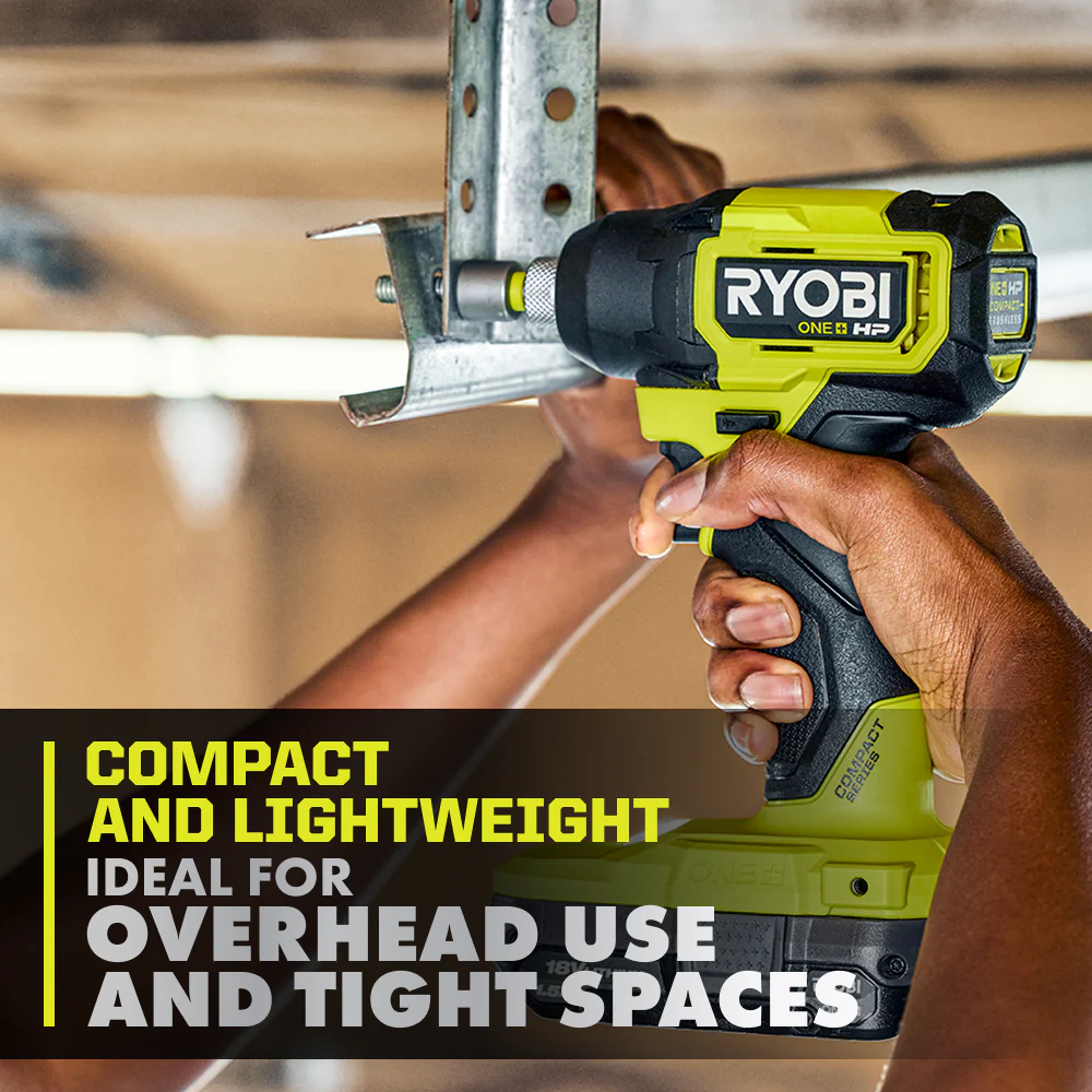 18V ONE+ HP Compact Brushless 1/4" Hex Impact Driver Kit - Image 5