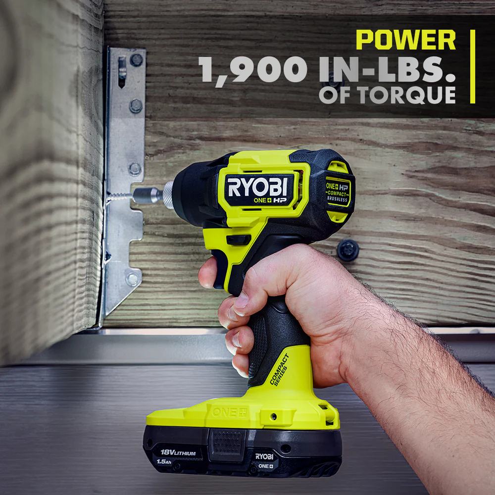 18V ONE+ HP Compact Brushless 1/4" Hex Impact Driver Kit - Image 7