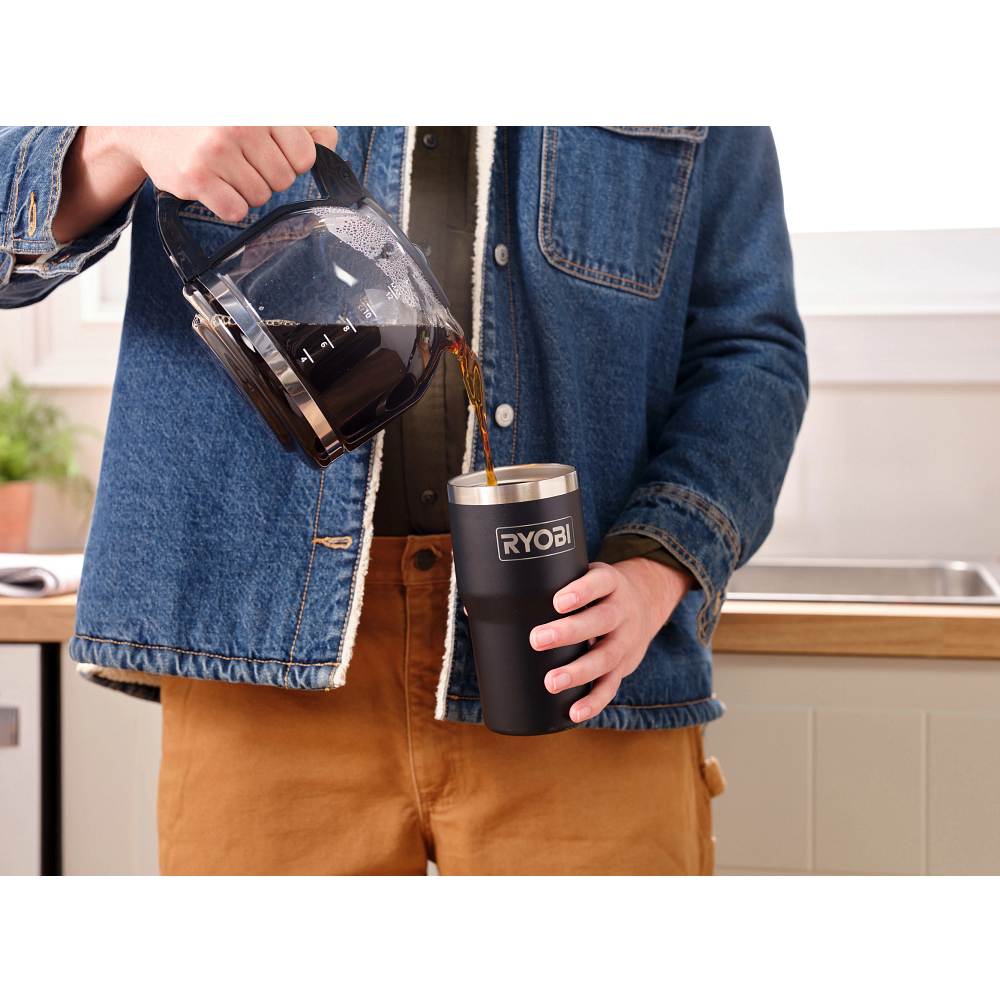 20 oz. Stainless Steel Black Tumbler - Image 6