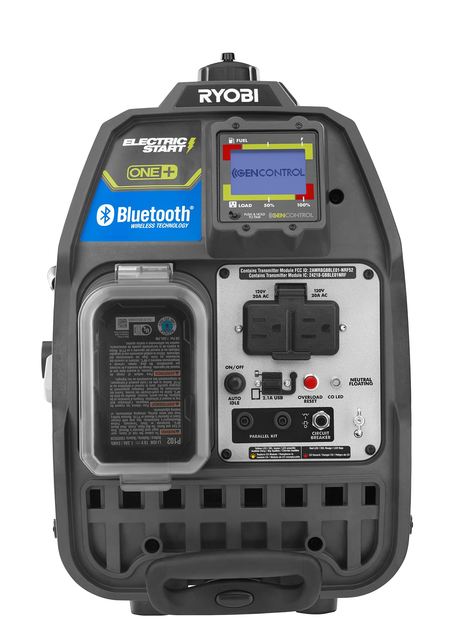 2300-Watt Bluetooth Inverter Generator with 18V ONE+ Electric Start - Image 2