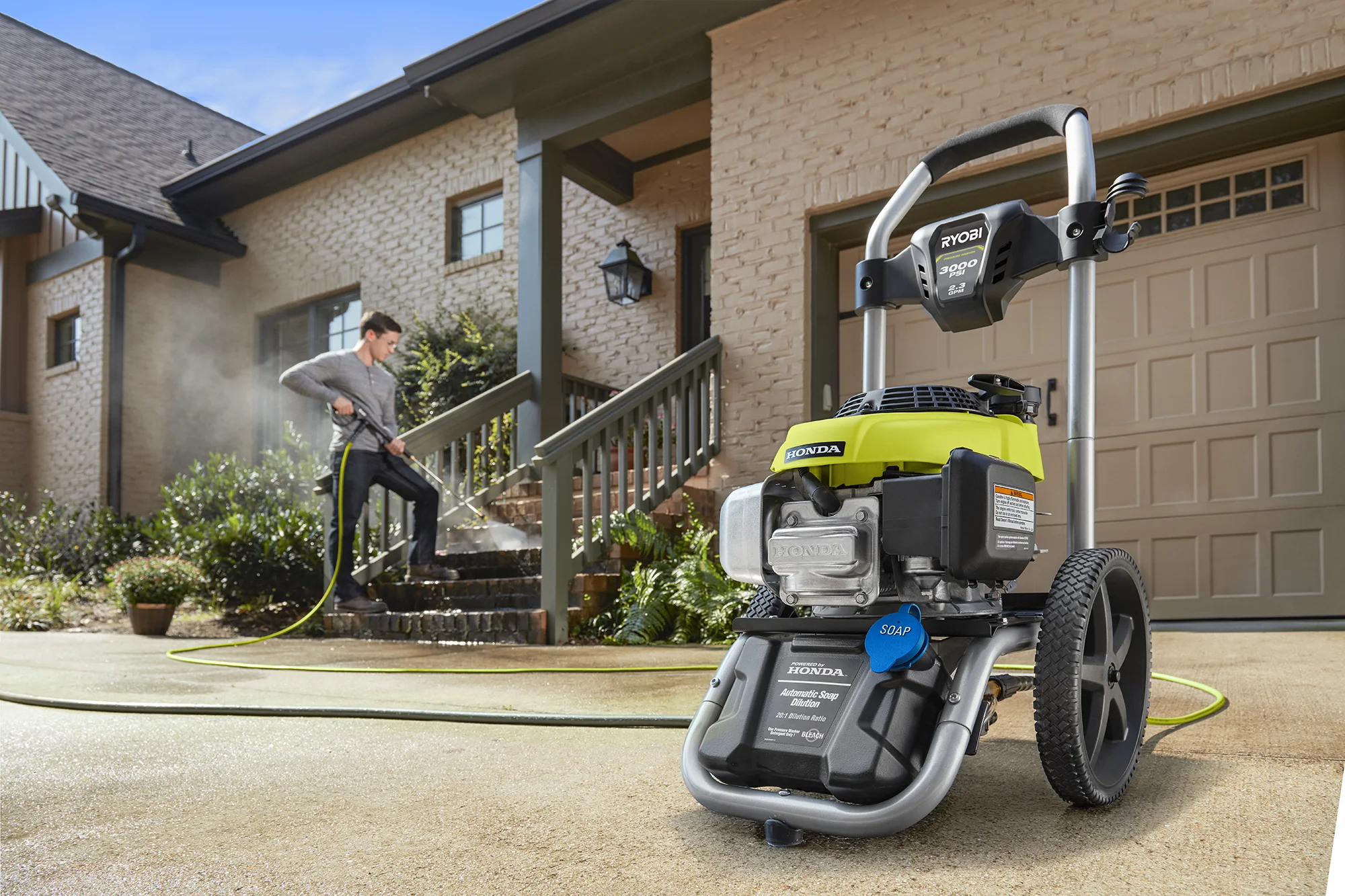 3000 PSI HONDA Gas PRESSURE WASHER - Image 7