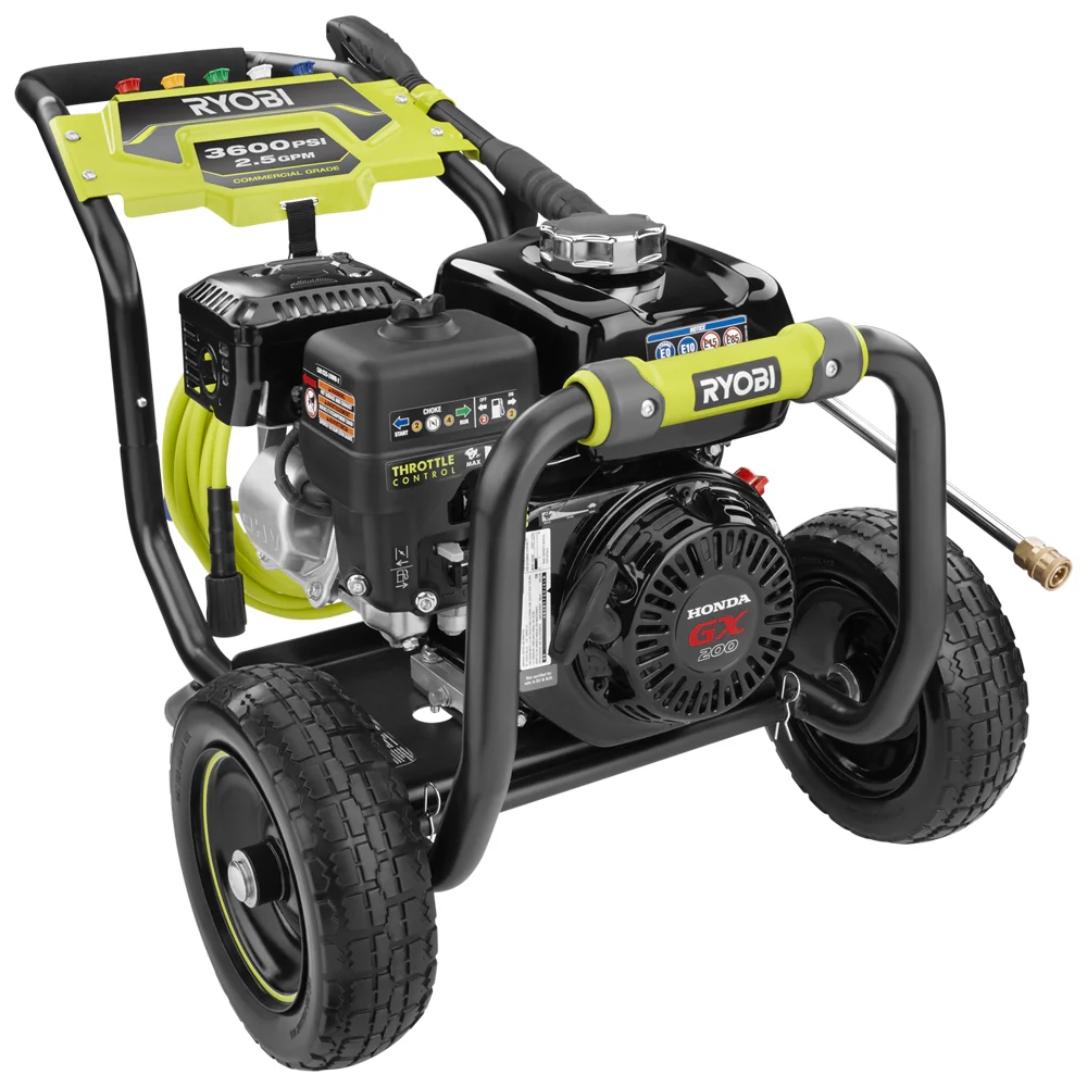 3600 PSI Honda  GX200 Gas Pressure Washer - Image 2
