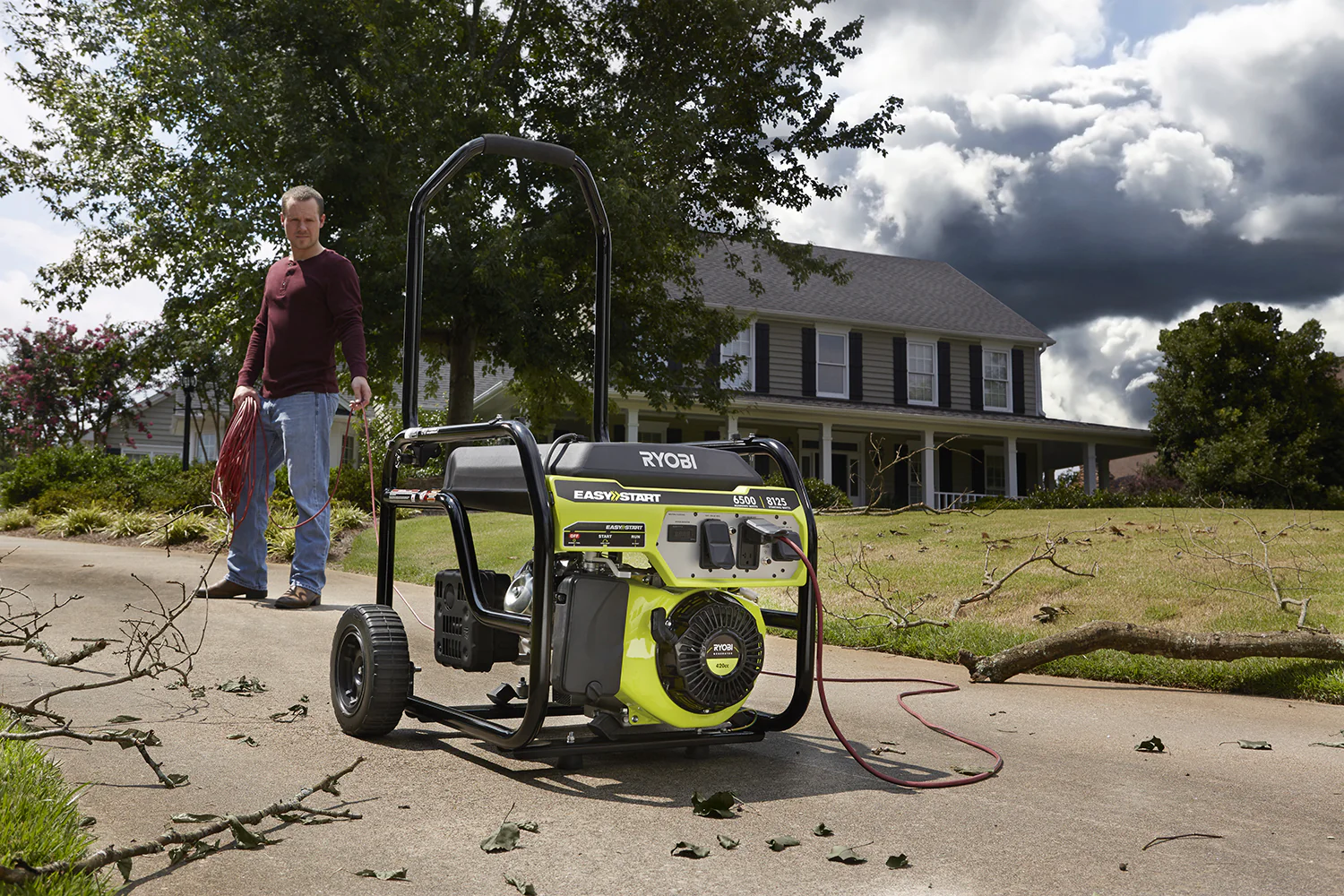 8125 Watt Portable Gas Generator - Image 6