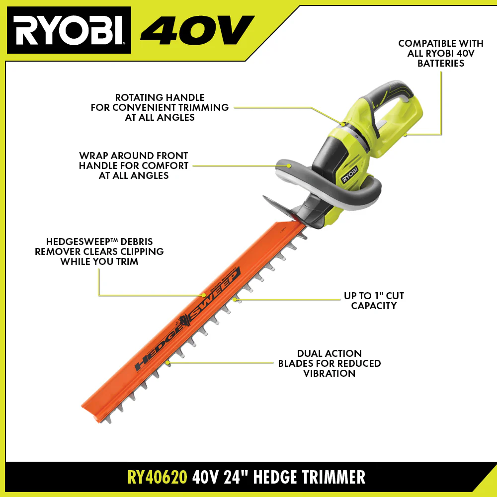 40V 24" HEDGE TRIMMER KIT - Image 4