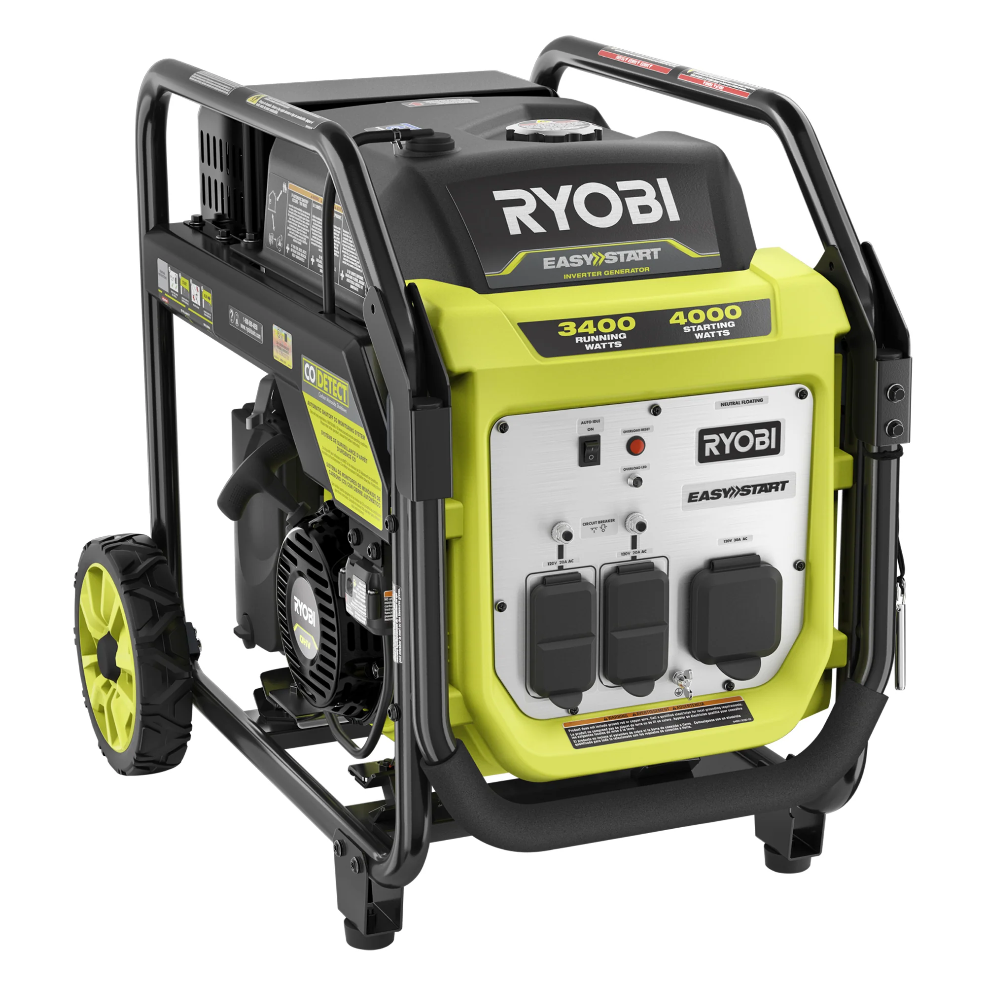 4000-Watt Inverter Generator with CO DETECT - Image 4