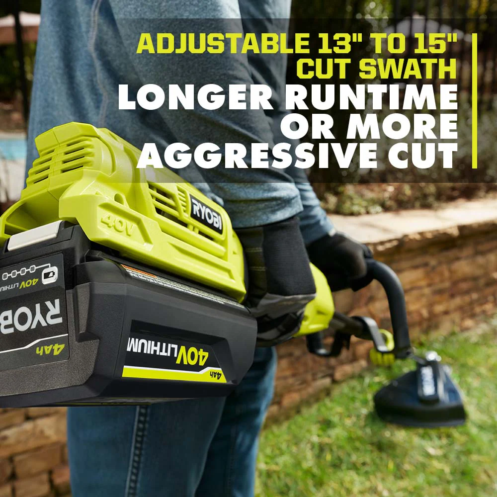 40V ATTACHMENT CAPABLE 15" STRING TRIMMER KIT - Image 7