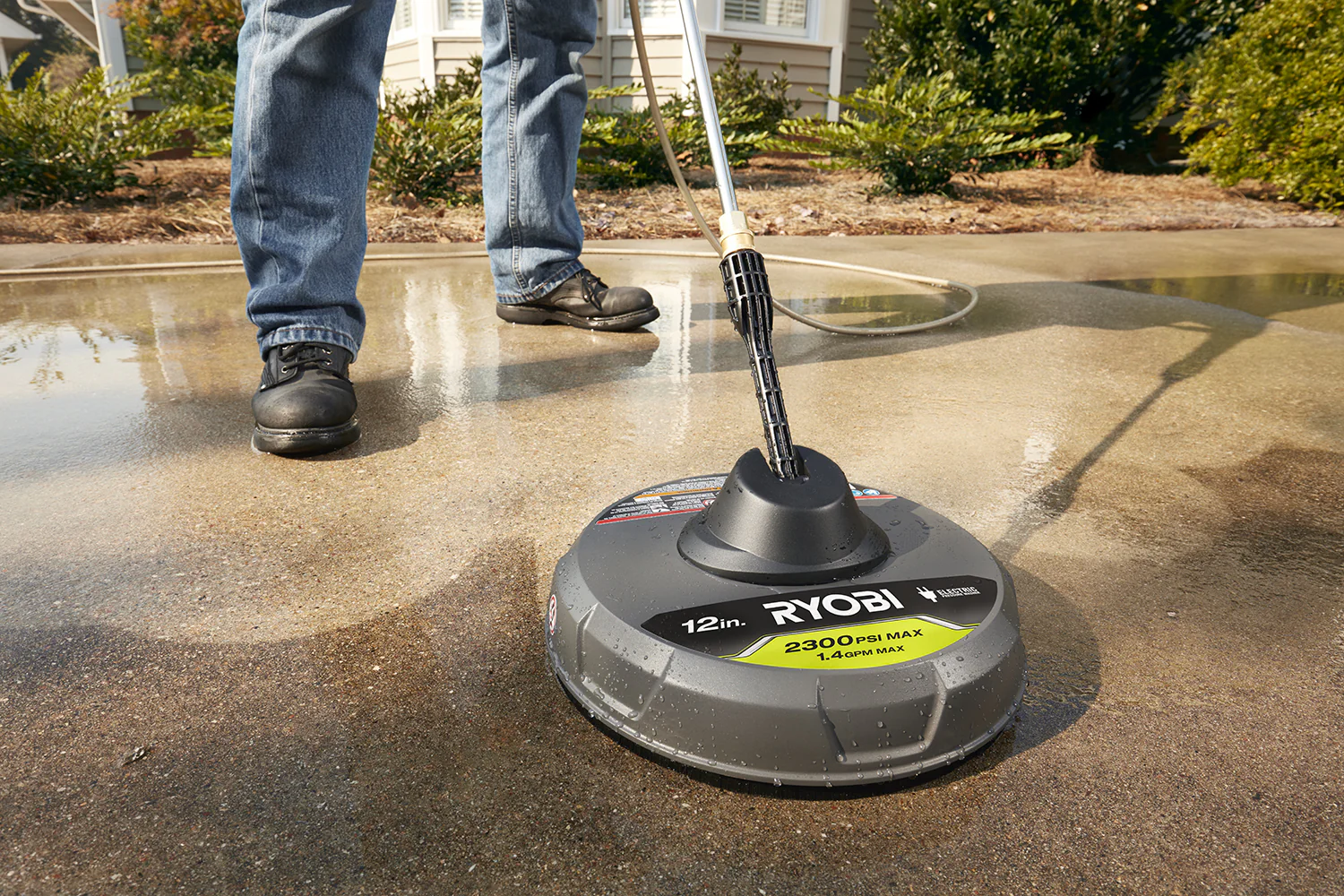 12" Electric Pressure Washer Surface Cleaner - Image 4