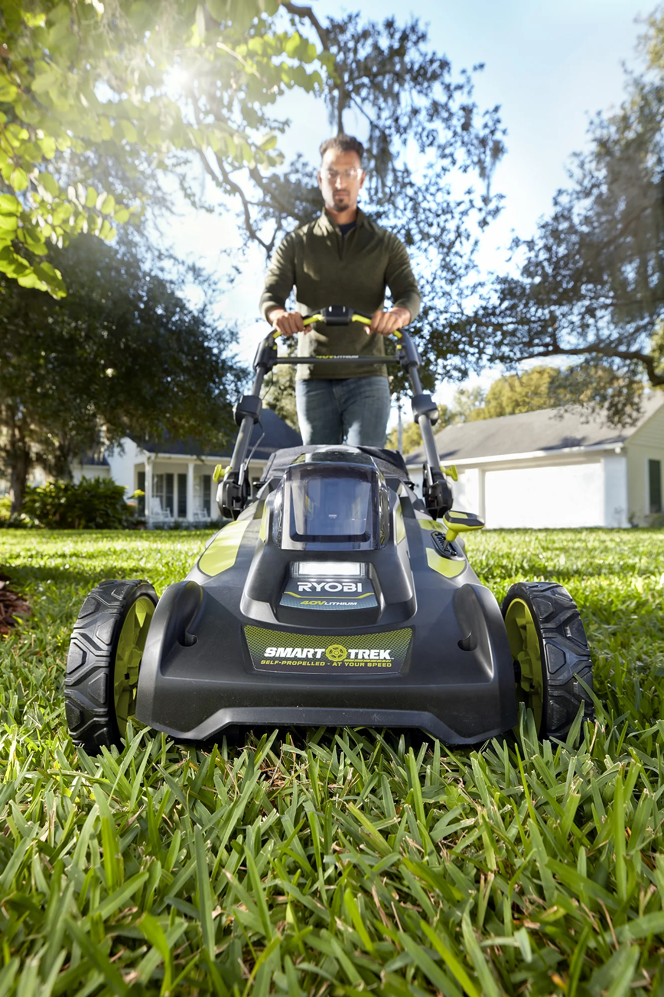 40V 20" BRUSHLESS SMART TREK™ Self-Propelled Mower WITH 6AH BATTERY & CHARGER - Image 13