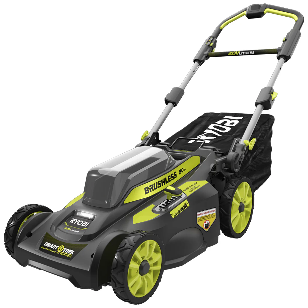 40V 20" BRUSHLESS SMART TREK™ Self-Propelled Mower WITH 6AH BATTERY & CHARGER - Image 2