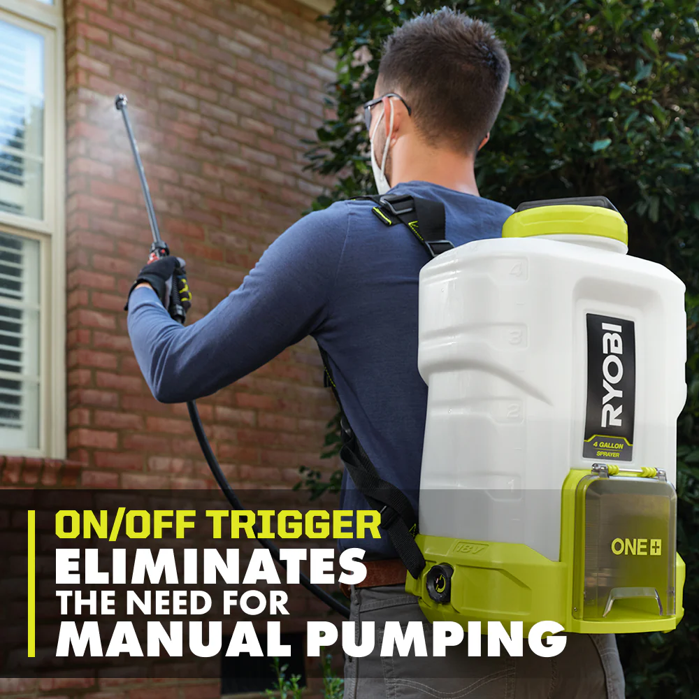 18V ONE+ 4 GALLON BACKPACK CHEMICAL SPRAYER Kit - Image 4