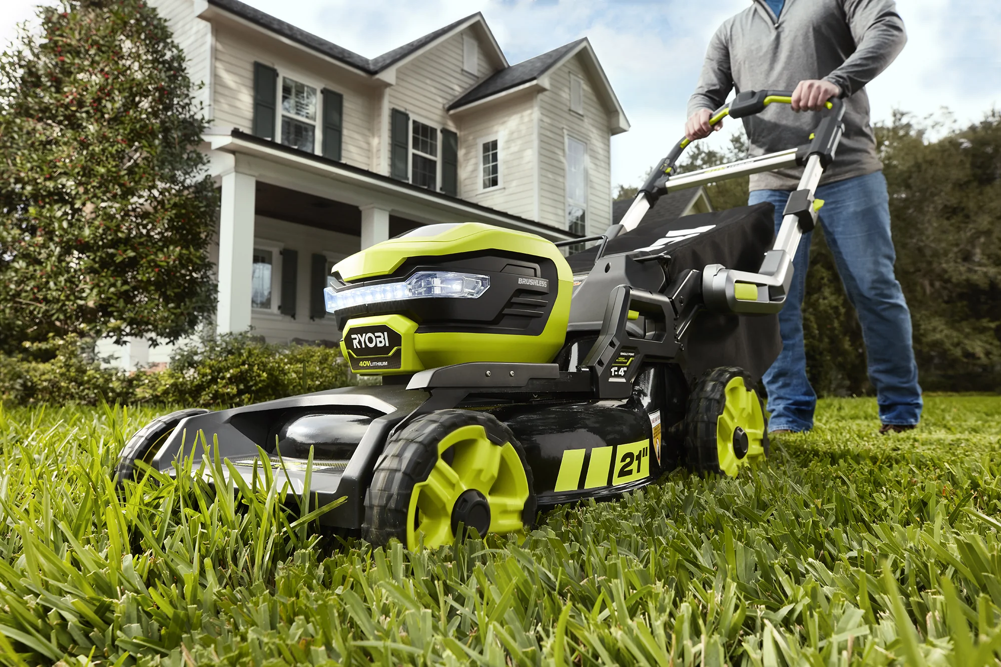 40V Brushless 21" Self-Propelled Mower Kit - Image 11