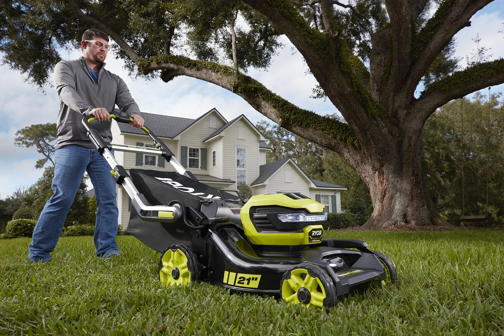 40V Brushless 21" Self-Propelled Mower Kit - Image 12