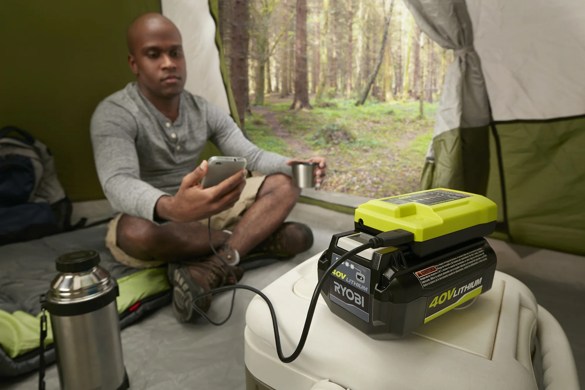 40V CHARGER WITH USB PORT - Image 5